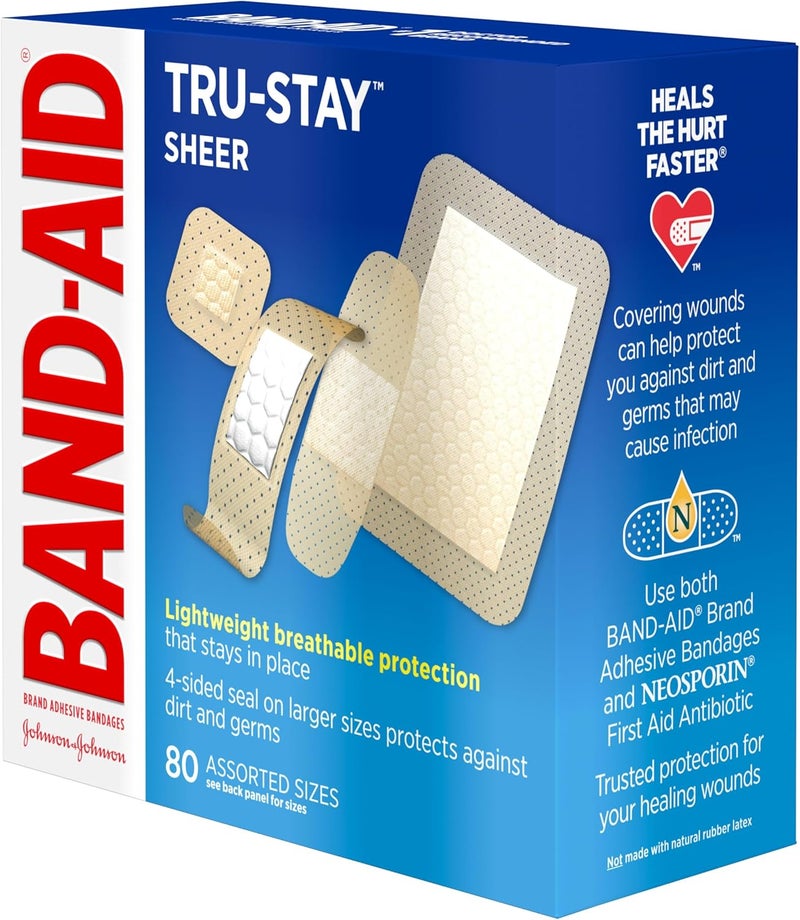 Band-Aid Brand Tru-Stay Sheer Strips Adhesive Bandages - Image 4